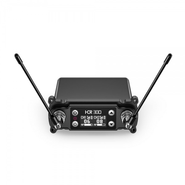 Relacart HCR-30D Dual-channel ENG wireless microphone receiver